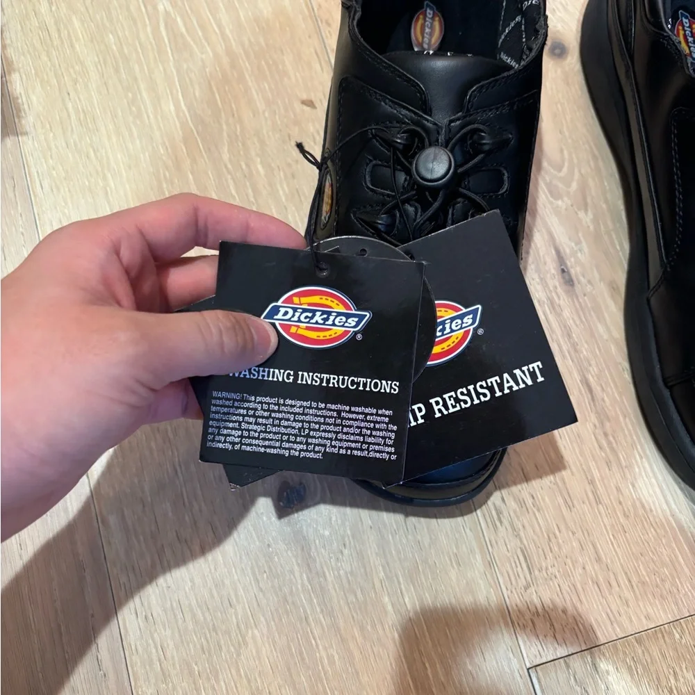 Dickies Men's Black Casual Leather Shoes NWT